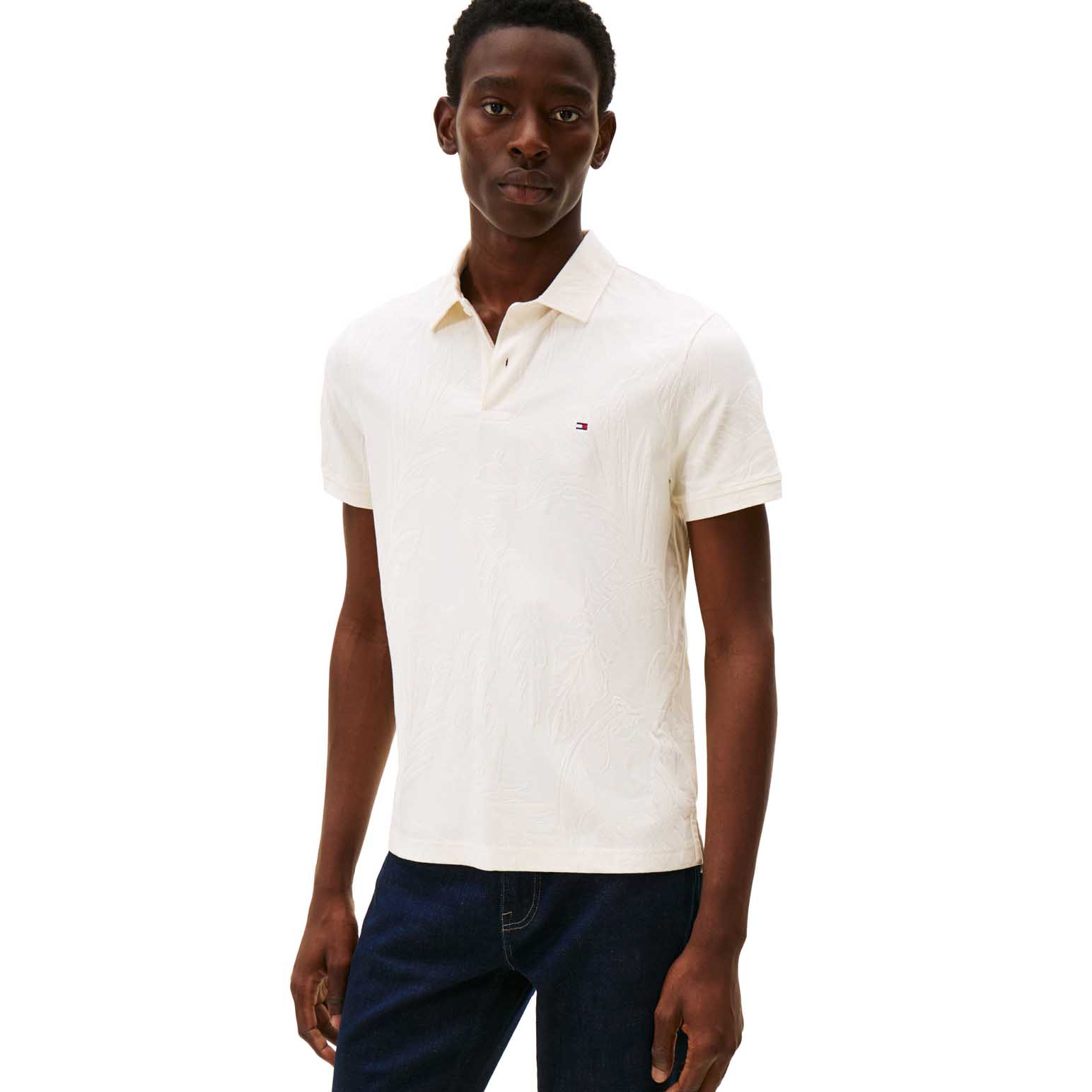 Tommy Hilfiger Floral Jacquard Polo